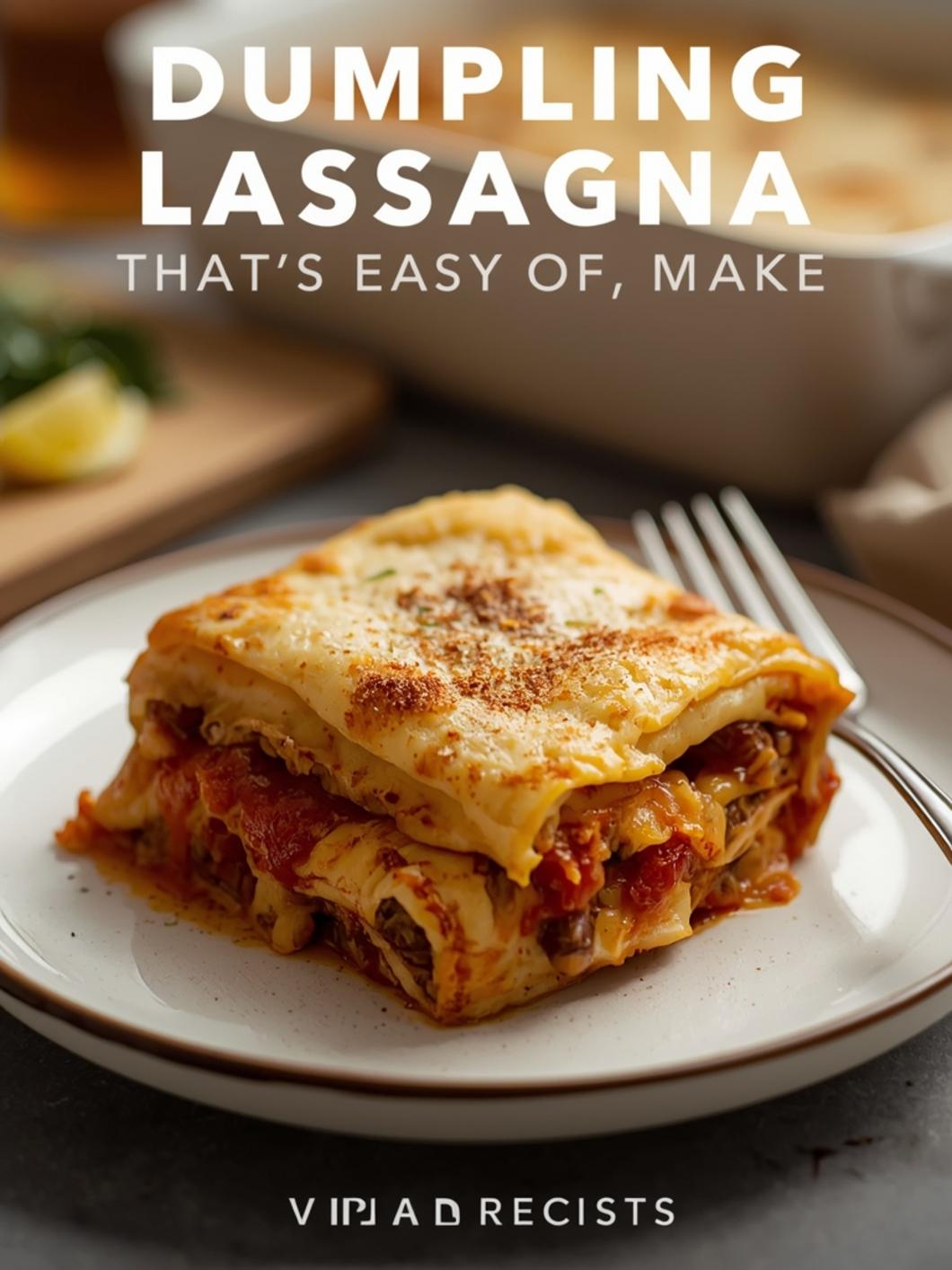 Dumpling Lasagna: Comfort Food That's Easy to Make
