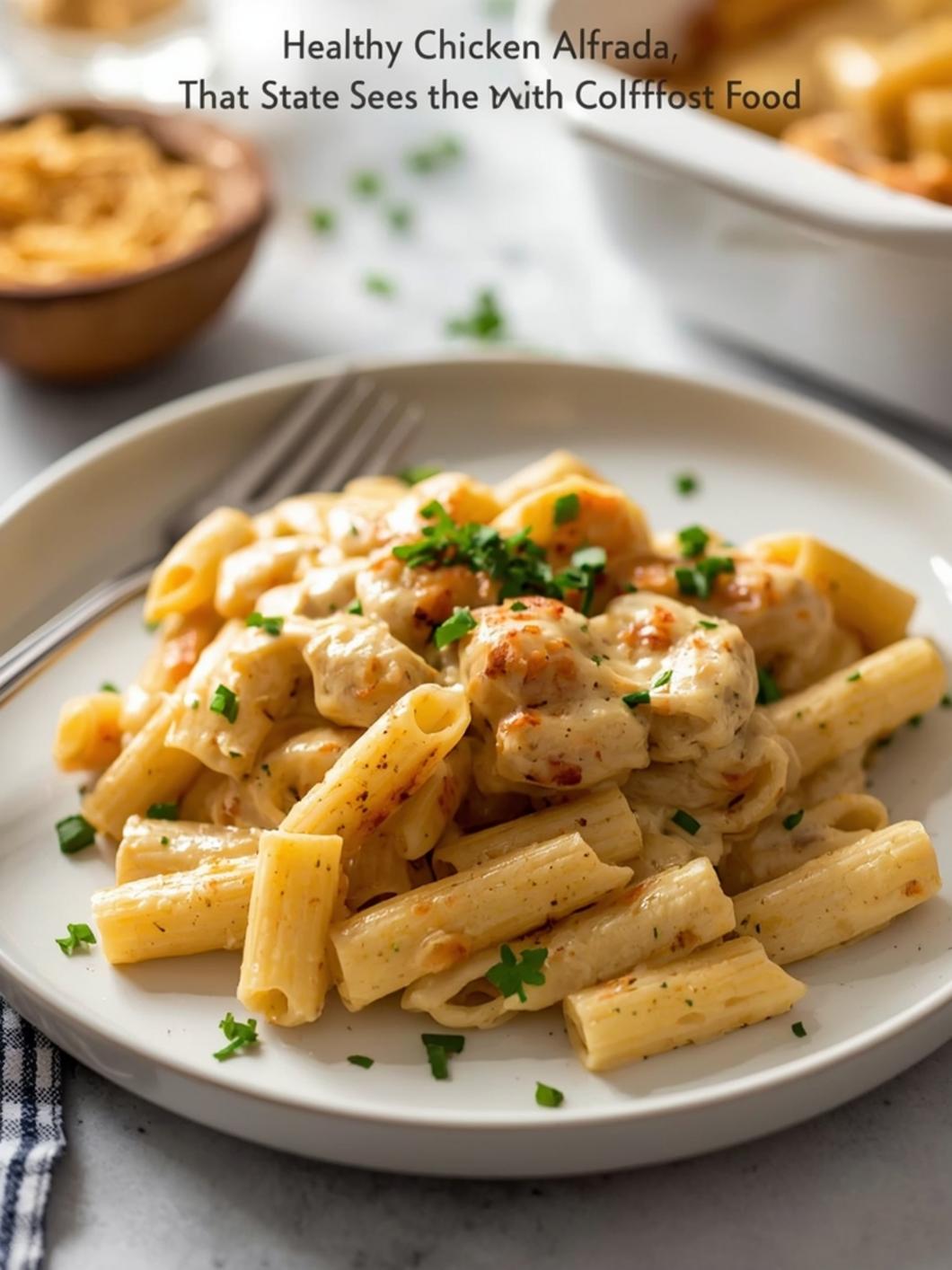 Healthy Chicken Alfredo Bake That Feels Like Comfort Food