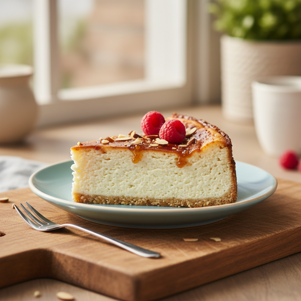 Healthy Cottage Cheese Cheesecake (Creamy & Protein-Packed)