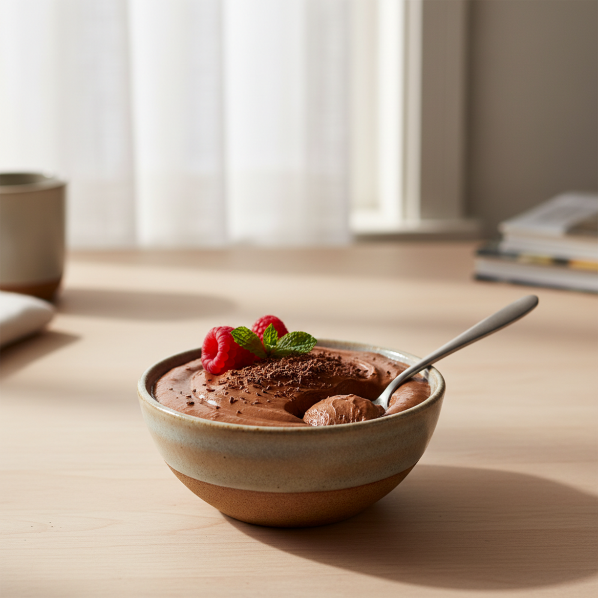 High Protein Chocolate Mousse (Healthy Dessert Trend)