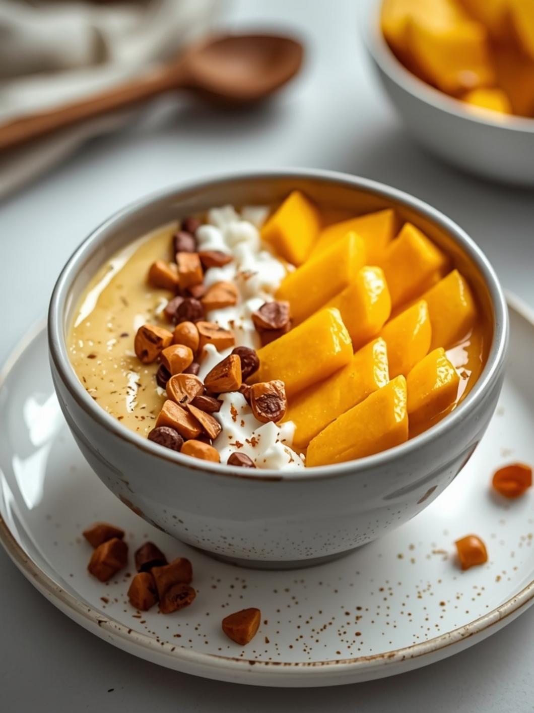 High Protein Mango Smoothie Bowl (5 Minutes) 11 High Protein Mango Smoothie Bowl (5 Minutes)