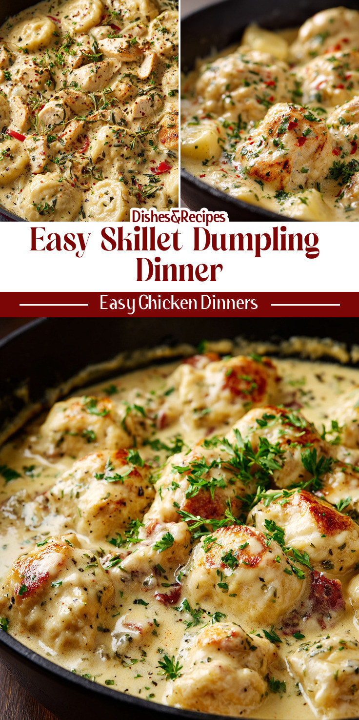 Easy Skillet Dinner with Dumplings (Viral Recipe)
