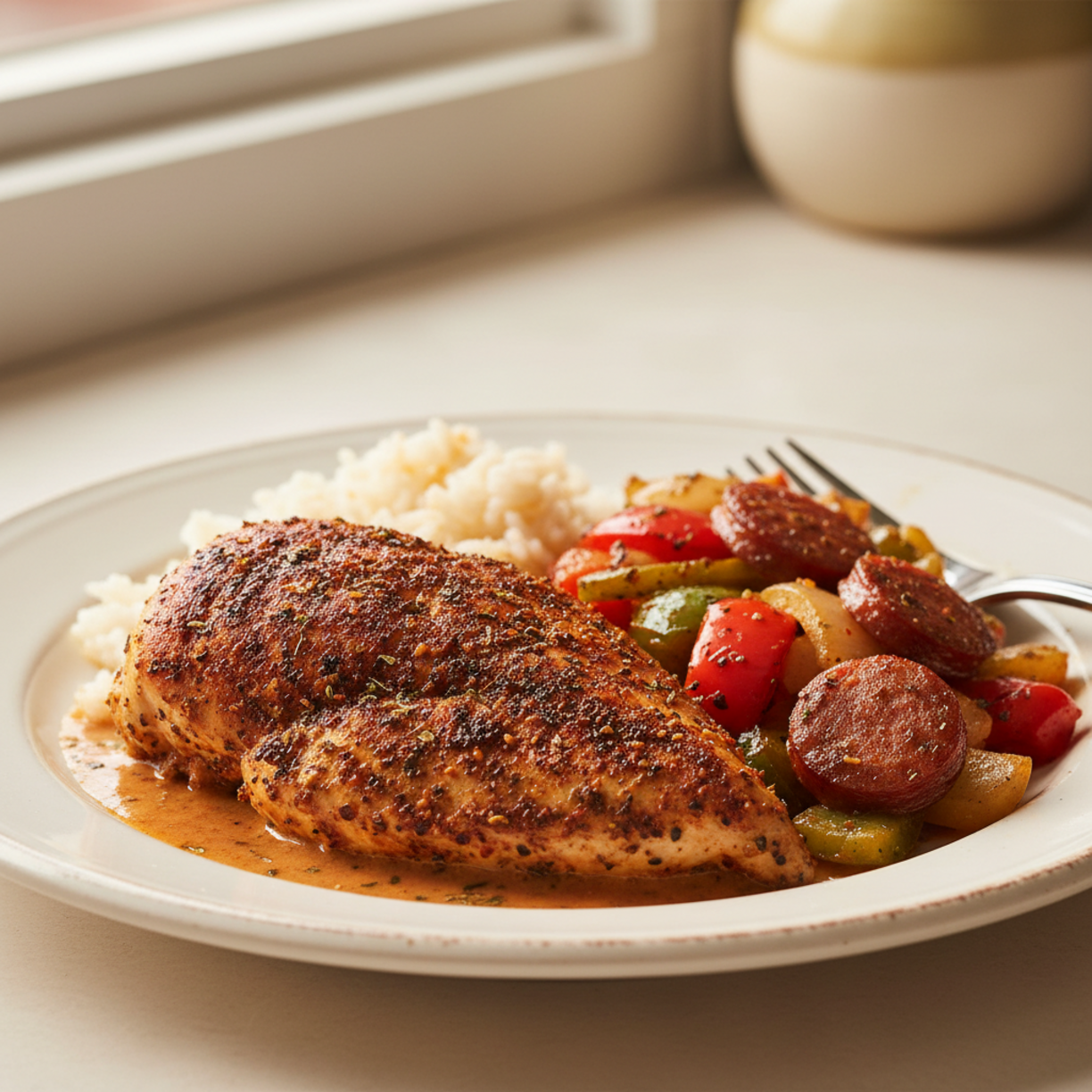 One-Pan Cajun Chicken (Bold Flavor, Easy Cleanup)
