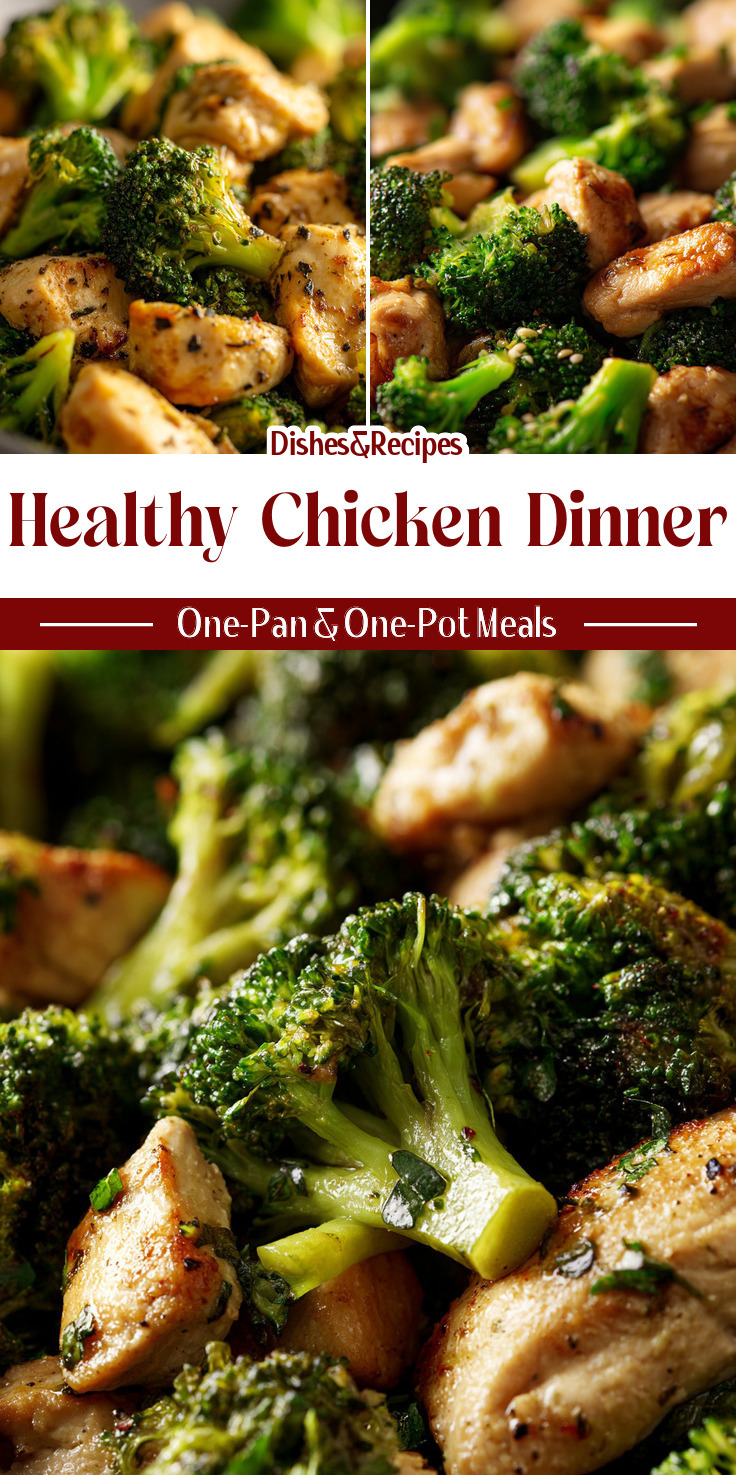 Healthy Chicken Dinner: One-Pan Chicken and Broccoli