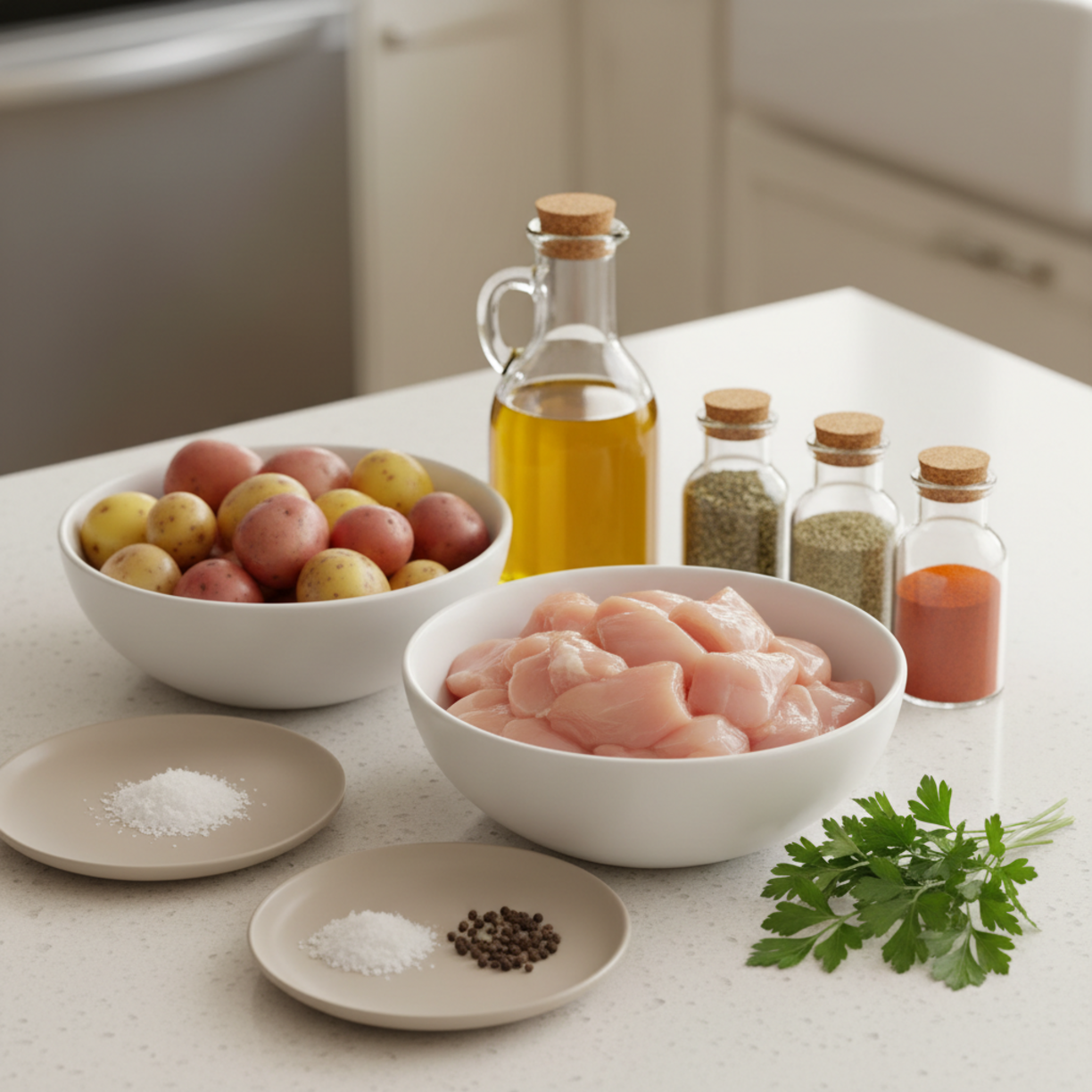 One-Pan Chicken and Potatoes for Easy Weeknight Dinners