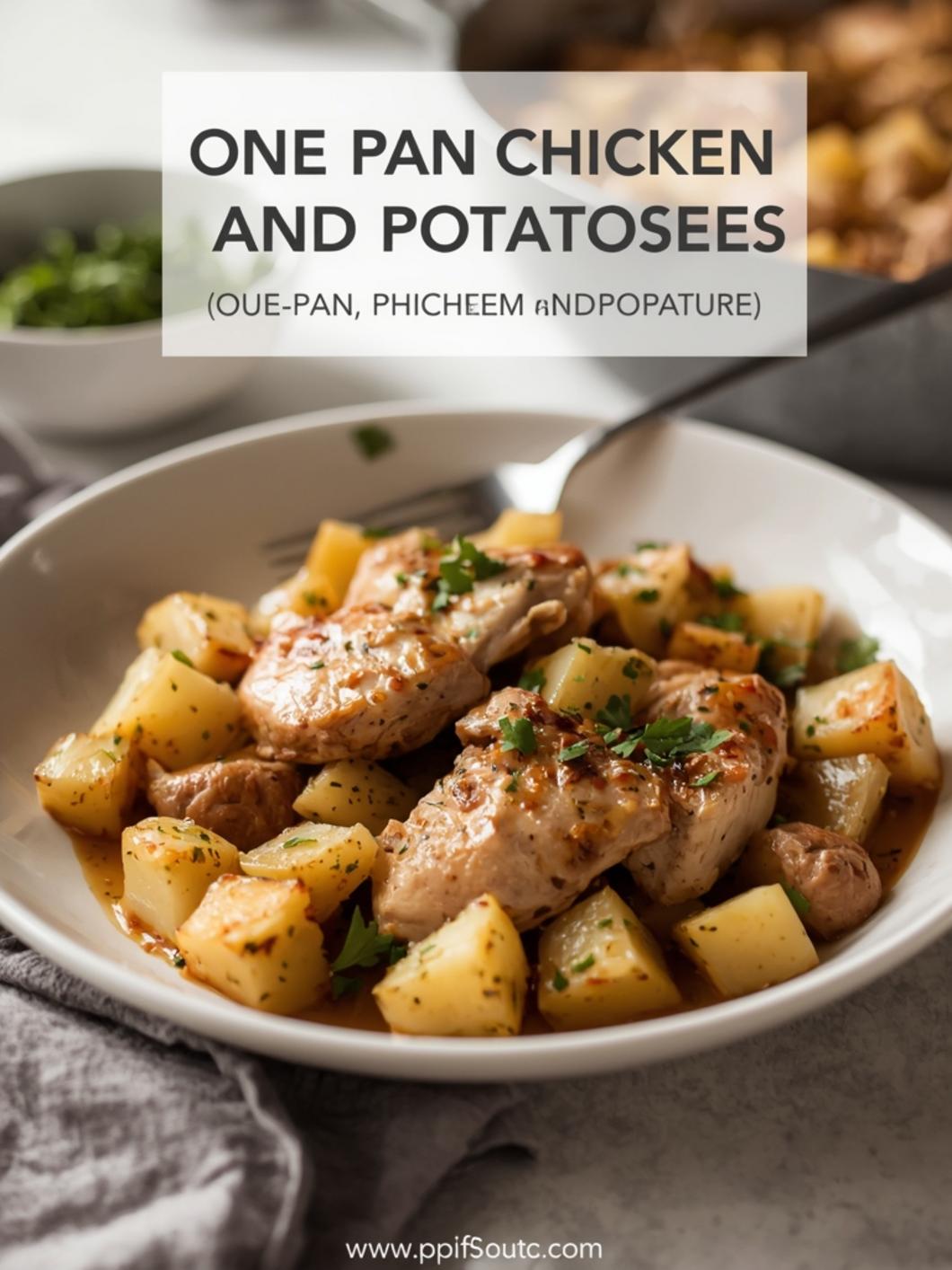 One Pan Chicken and Potatoes for Easy Weeknight Dinners