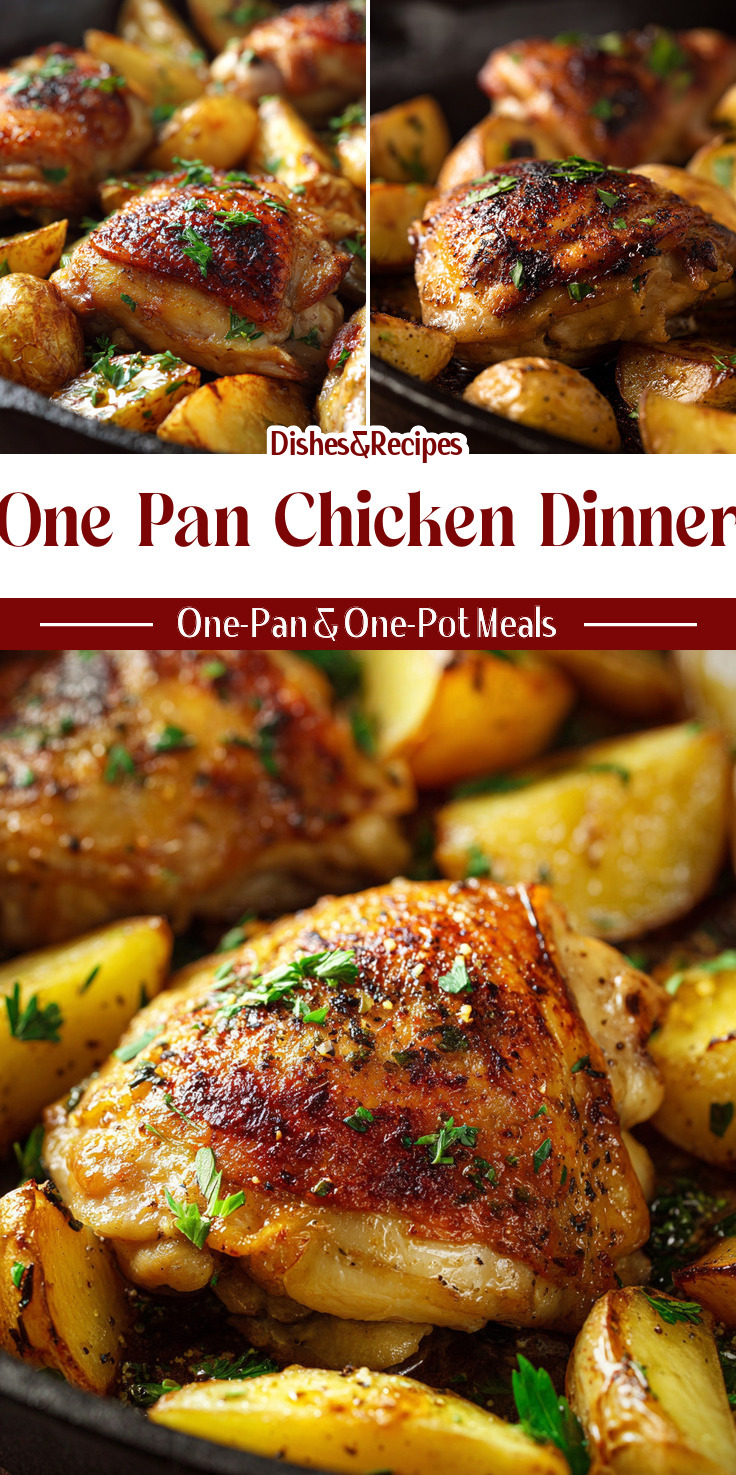 One Pan Chicken and Potatoes for Easy Weeknight Dinners