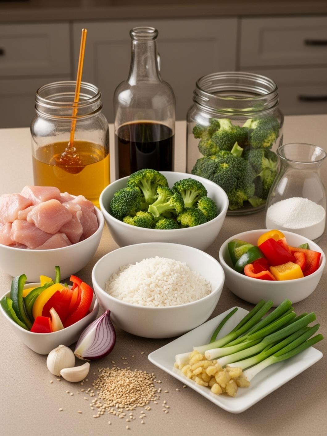 One-Pan Honey Garlic Chicken Bowls (30 Minutes)