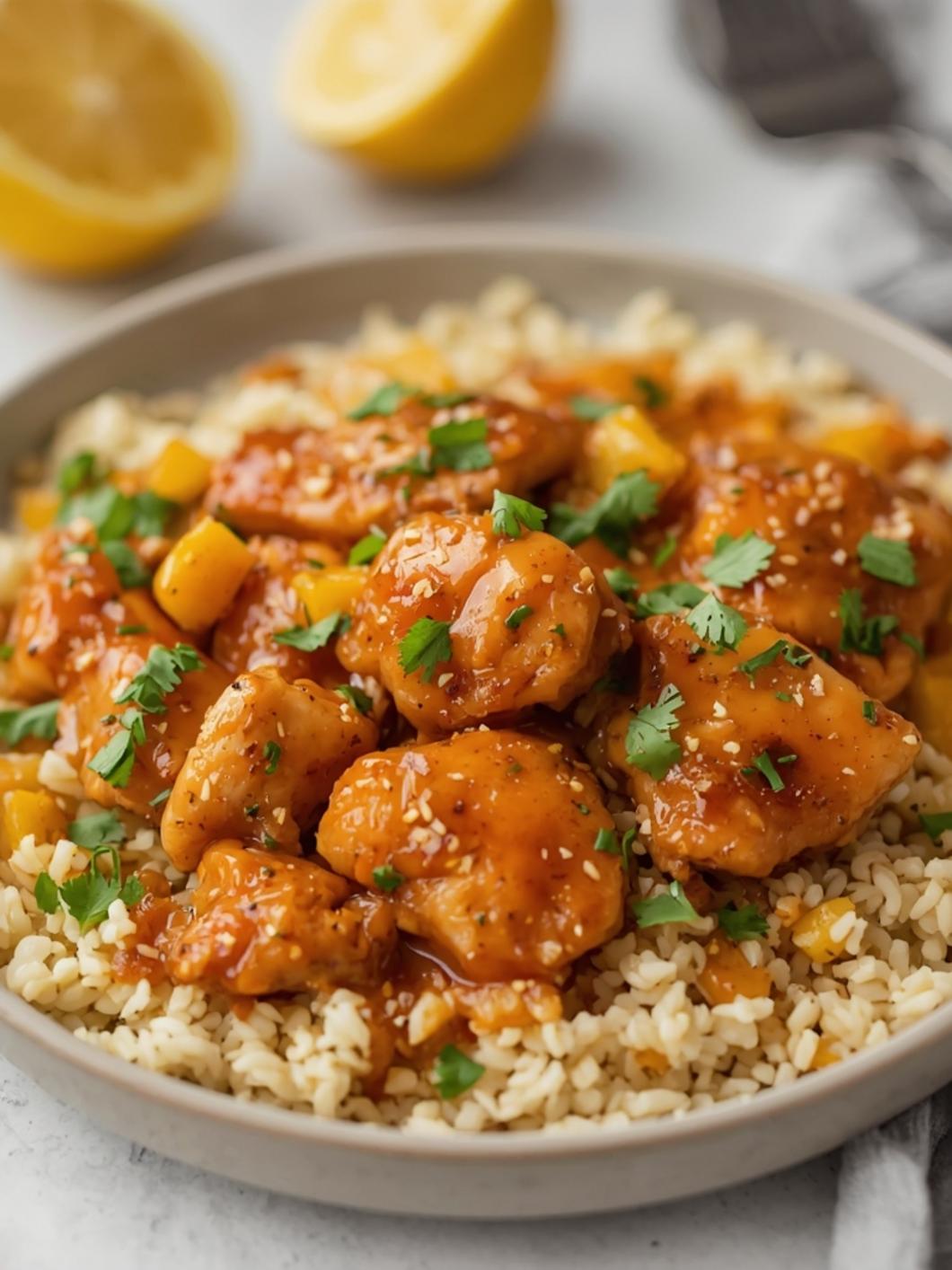 One Pan Honey Garlic Chicken Dinner (30 Minutes)