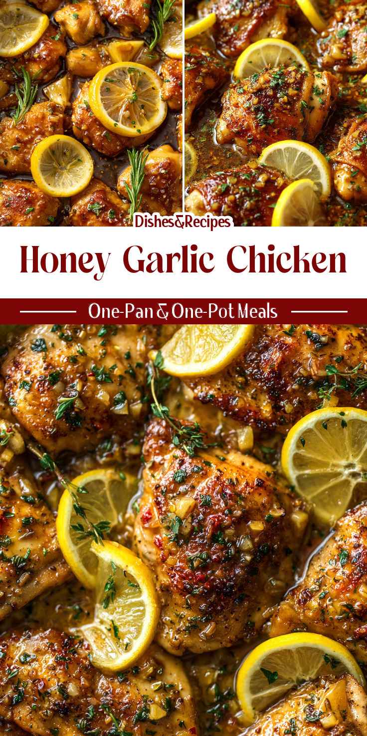One Pan Honey Garlic Chicken Dinner (30 Minutes)