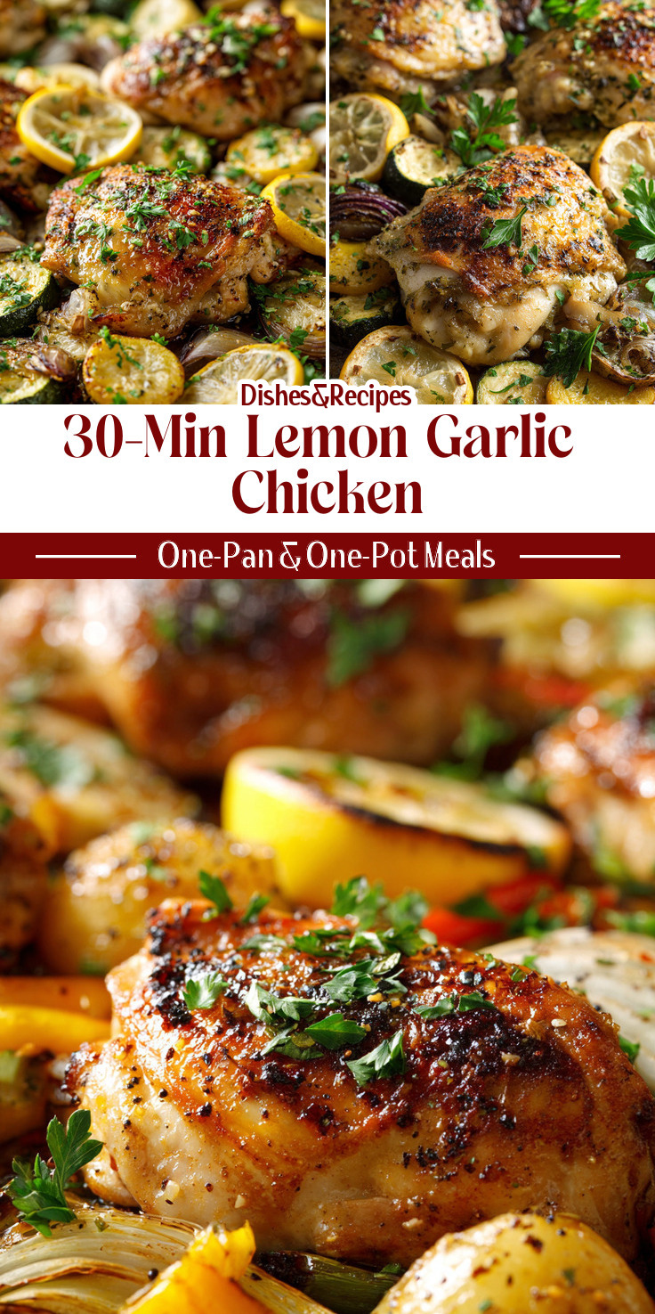 One-Pan Lemon Garlic Chicken (30-Min Dinner)