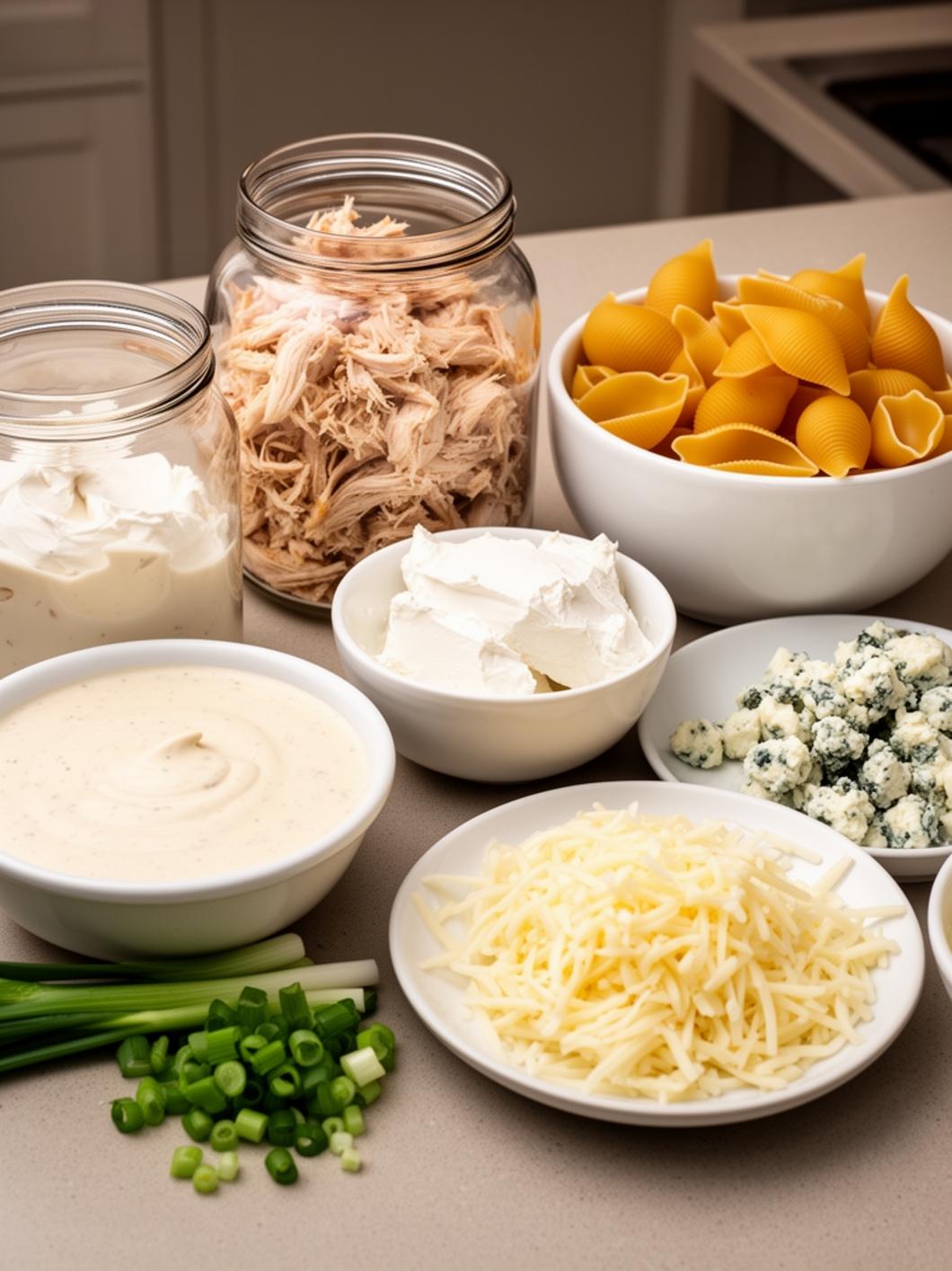 Spicy Buffalo Chicken Stuffed Shells for Dinner