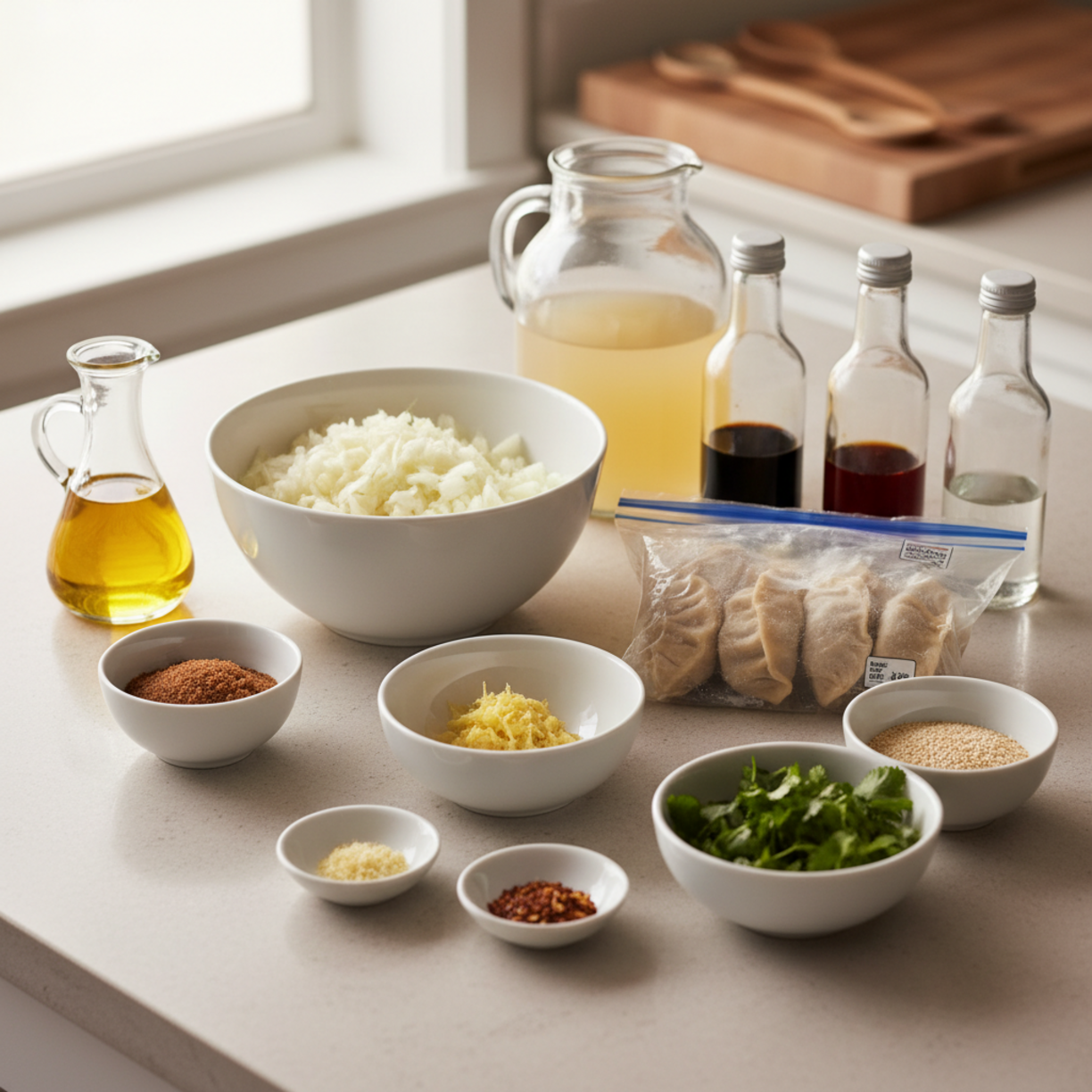 Spicy Chili Oil Dumpling Bake (Easy Weeknight Dinner)