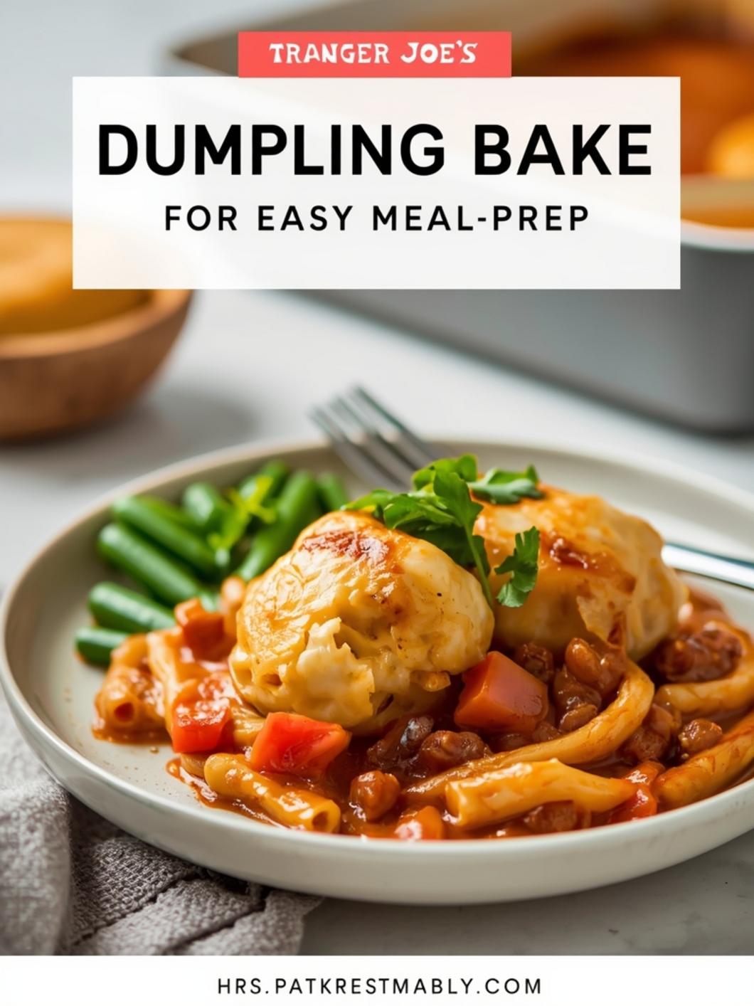 Trader Joe's Dumpling Bake for Easy Meal Prep