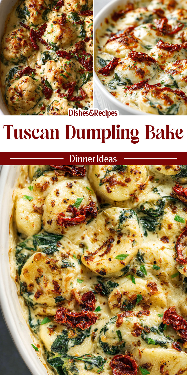 Creamy Tuscan Dumpling Bake That Feels Like Comfort Food
