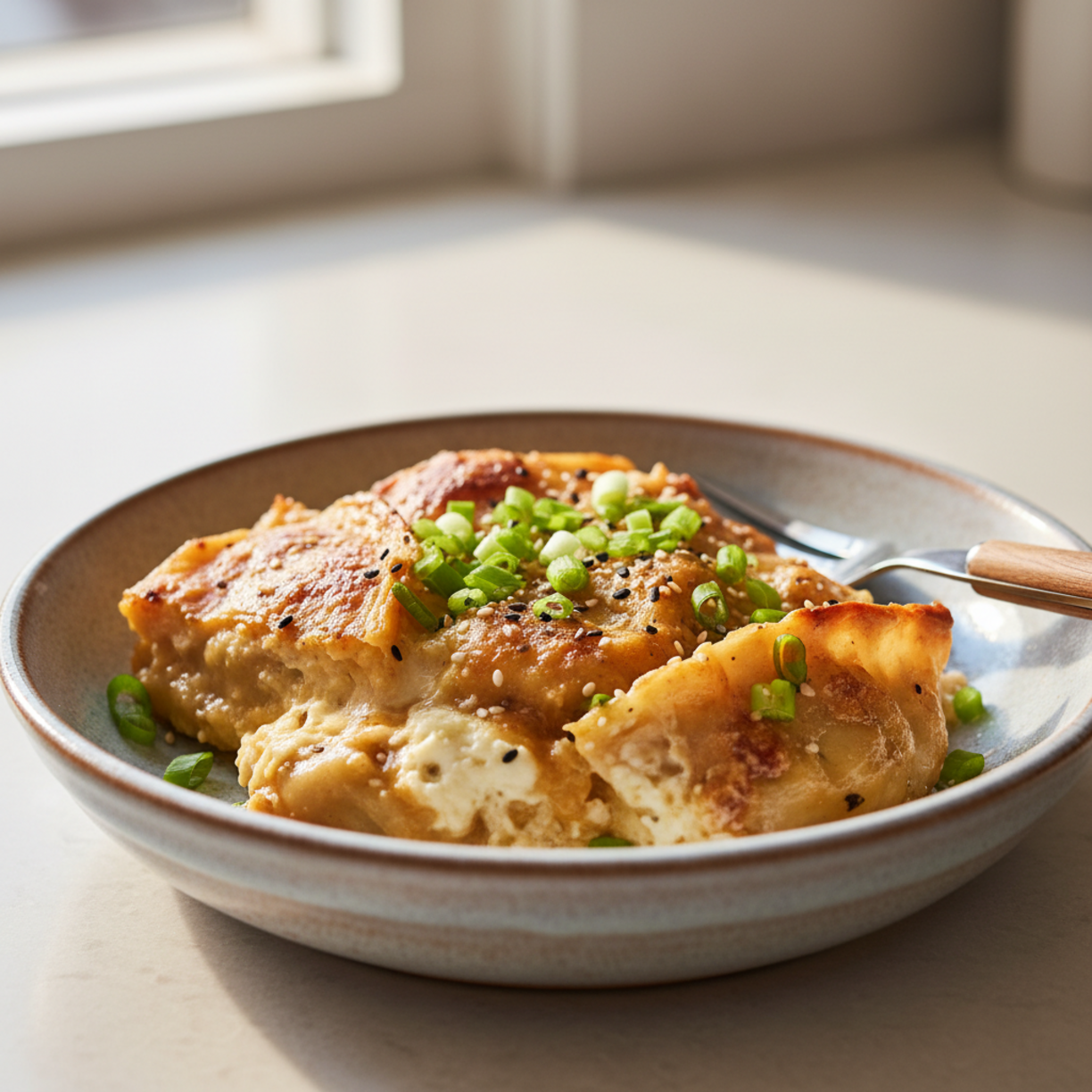 Viral Trader Joe's Dumpling Bake (Quick Dinner)